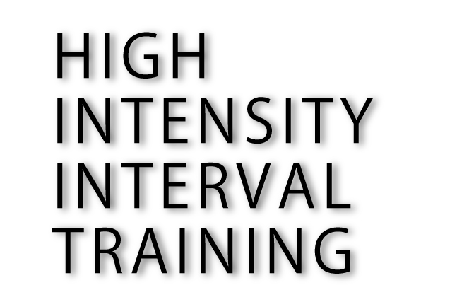 High-intensity interval training