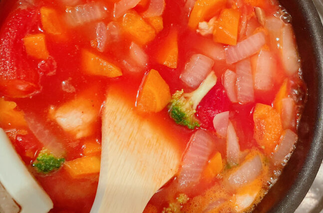 野菜豊富な脂肪燃焼スープ